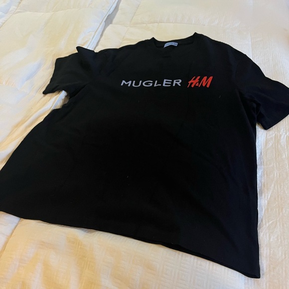 Mugler x H&M collab staff only black t-shirt. Small. Unisex - Picture 2 of 6